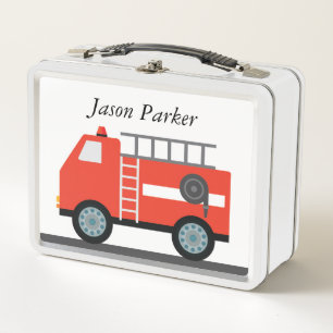Lunch Box Boîte à lunch pour les enfants du camion-feu
