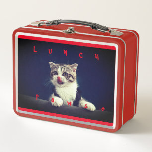 Lunch Box Boîte à lunch rouge Boîte à lunch métallique