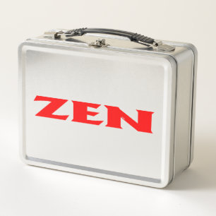 Lunch Box Boîte à lunch Zen rouge inoxydable