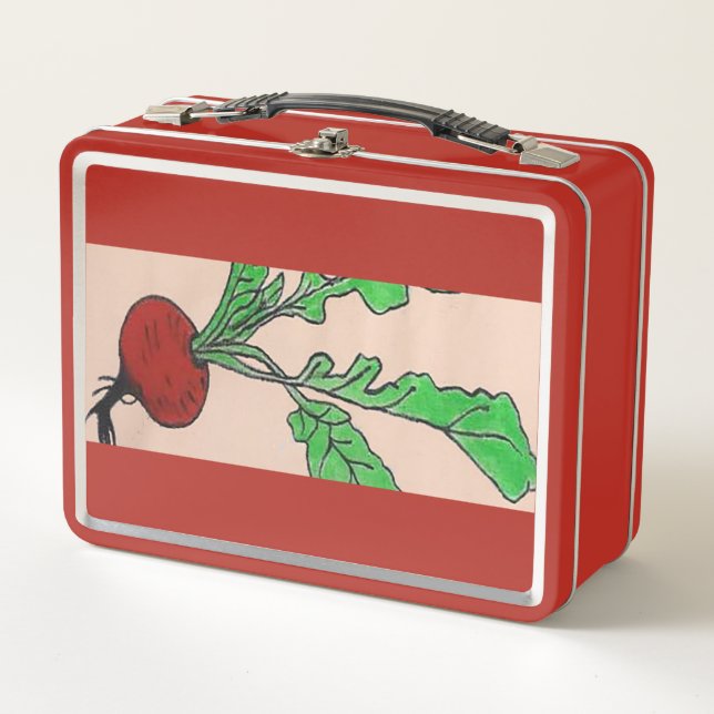Lunch Box Boîte à Repas Radis (Devant)
