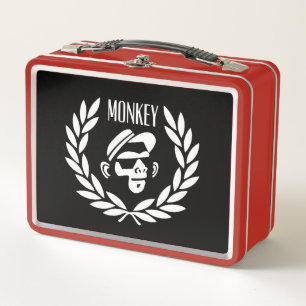 Lunch Box Boîte à singe métallique