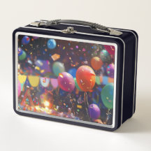Boîte alimentaire pour ballons d'anniversaire
