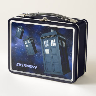 Lunch Box Boîte d'appel de la police rétro