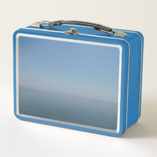 LUNCH BOX BOÎTE DE DÉJEUNER MÉTAL VUE OCÉAN STYLE