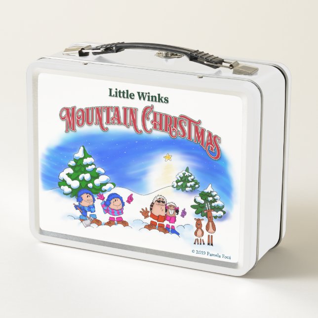 Lunch Box Boîte de repas de Noël de Little Winks Mountain (Dos)