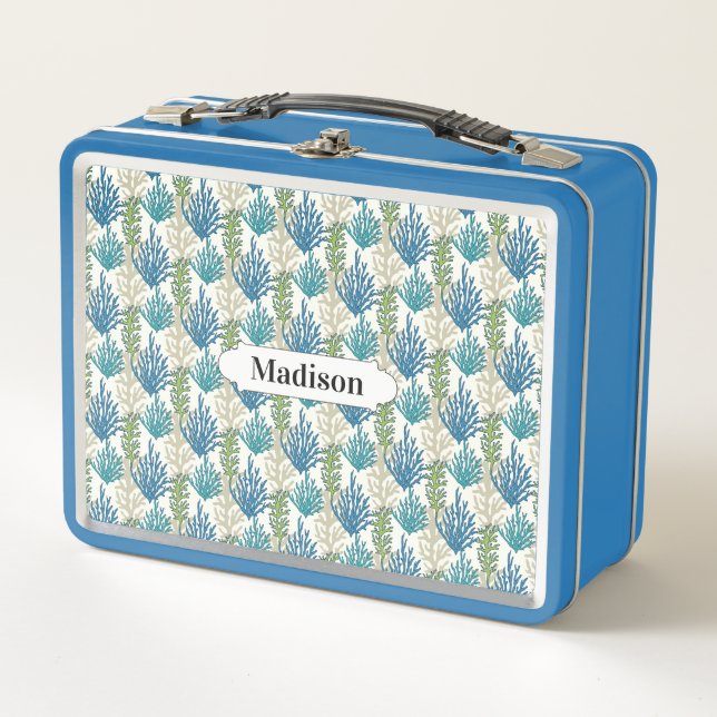 Lunch Box Boîtes à déjeuner personnalisées pour Motif d'algu (Devant)
