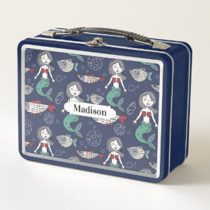Lunch Box Boîtes à lunch pour le nom personnalisé du Motif M