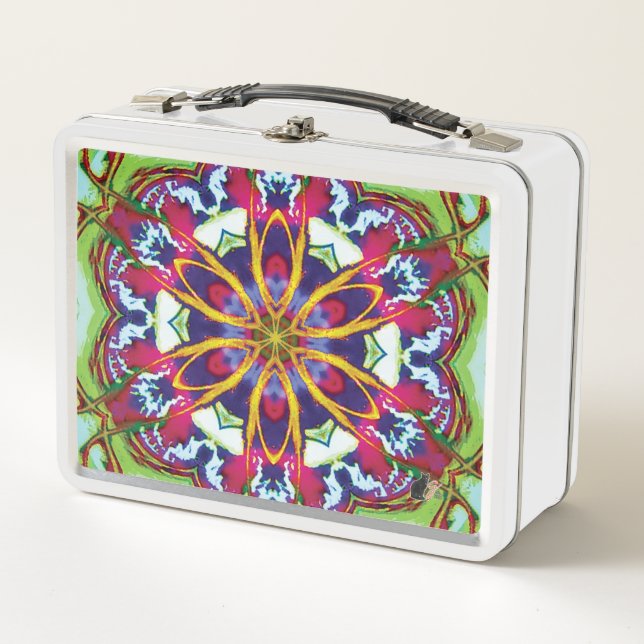 Lunch Box Boîtier en métal pour Hummers Kaleidoscope (Devant)