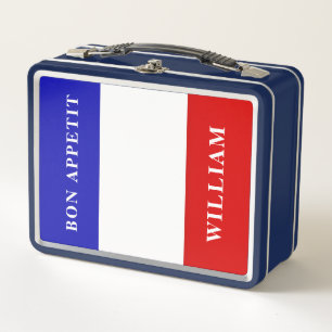 Lunch Box BON APPÉTIT Français - France Drapeau Personnalisé