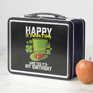 Lunch Box Bonne Saint Patrick et oui c'est mon anniversaire