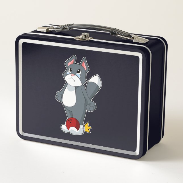 Lunch Box Boule de bowling de chat (Devant)