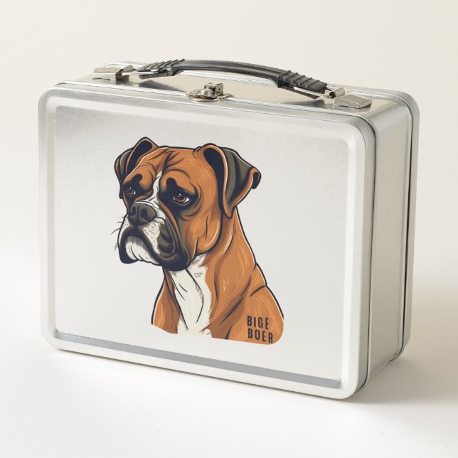 Lunch Box Boxer Bark Designs Punchy Graphic designs (Devant)