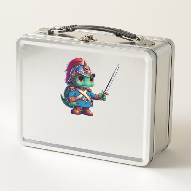 Lunch Box British Dragoon Defender Halloween's Regal Reptile (Devant)