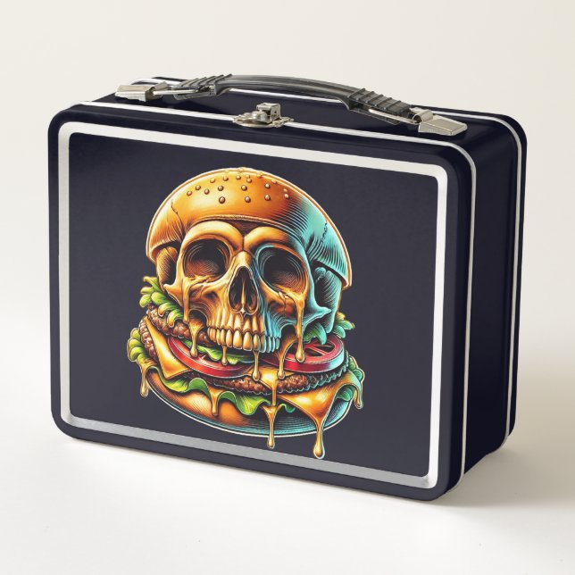 Lunch Box Burger du crâne (Devant)