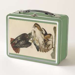 Lunch Box Buse à queue rouge des oiseaux d'Amérique d'Audubo