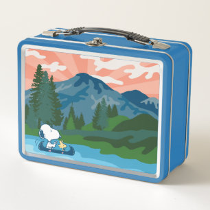 Lunch Box cacahuètes   Canoë Snoopy & Woodstock