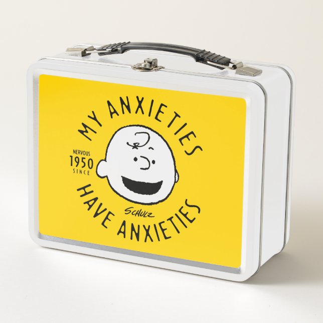 Lunch Box cacahuètes | Charlie Brown Nervous depuis 1950 (Devant)