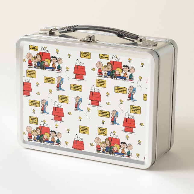 Lunch Box cacahuètes | Le bonheur, c'est... (Devant)