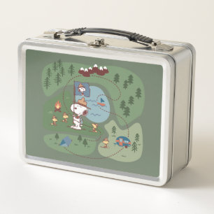 Lunch Box cacahuètes Niché dans le camping des montagnes