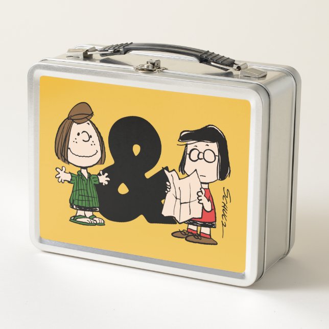 Lunch Box cacahuètes | Pepperment Patty & Marcie (Devant)