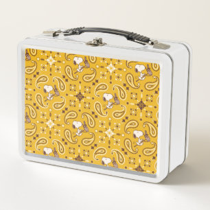 Lunch Box cacahuètes   Snoopy Bandana Cowboy