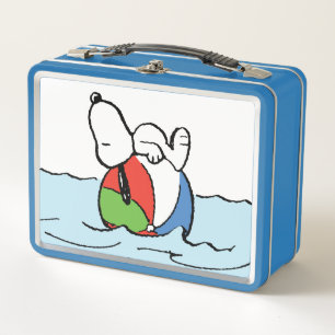 Lunch Box cacahuètes   Snoopy Beach Ball Beach