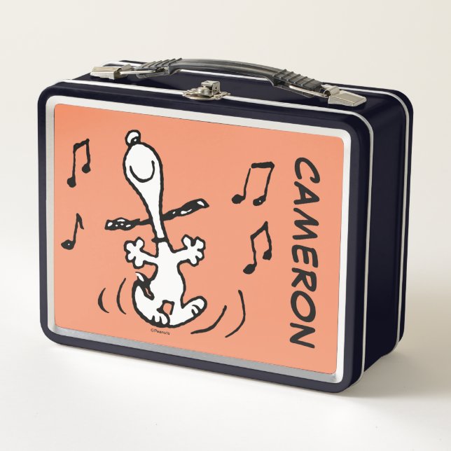 Lunch Box cacahuètes | Snoopy Dancing (Devant)