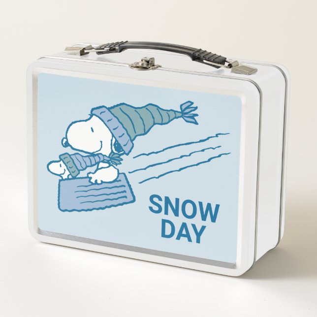 Lunch Box cacahuètes | Snoopy & Woodstock (Devant)