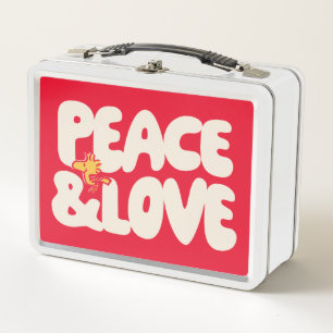 Lunch Box cacahuètes Woodstock Peace & Love