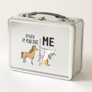 Lunch Box Cadeau d'anniversaire d'autres licornes de 49 ans 
