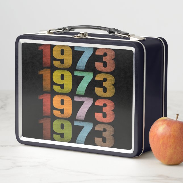 LUNCH BOX CADEAU RETRO VINTAGE 1973 (En situation)
