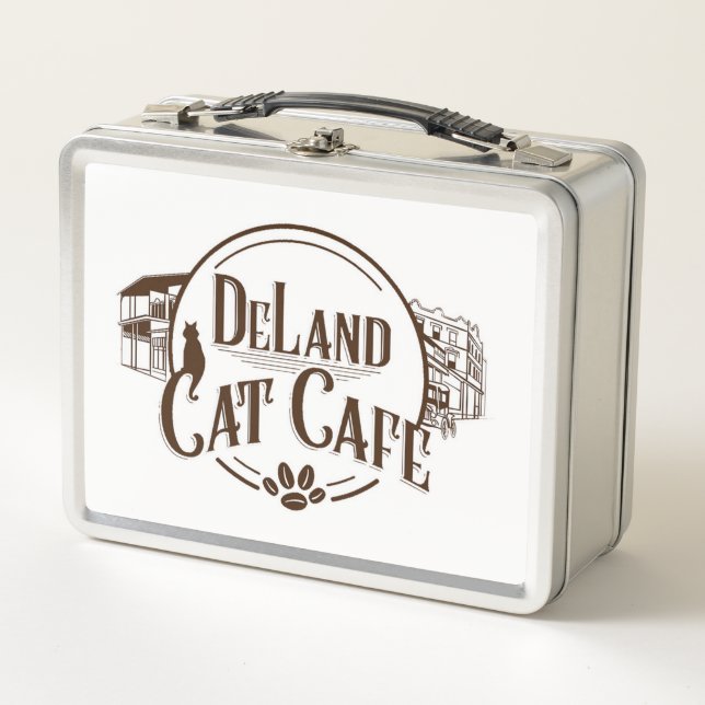 Lunch Box Café DeLand Cat Boîte à lunch (Devant)