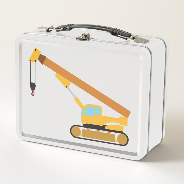 Lunch Box Camion de construction de grue (Devant)