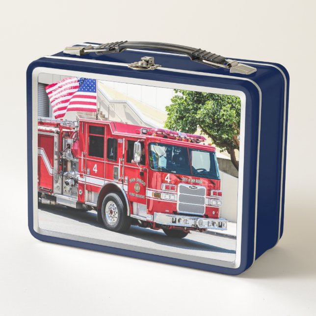 Lunch Box Camion d'incendie (Devant)