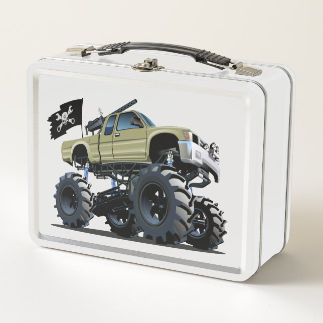 Lunch Box Camion monstre de dessin animé (Devant)