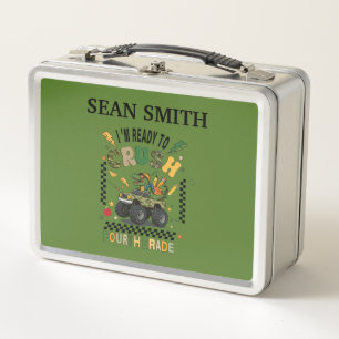 Lunch Box Camion Monstre Dinosaure Personnalisé