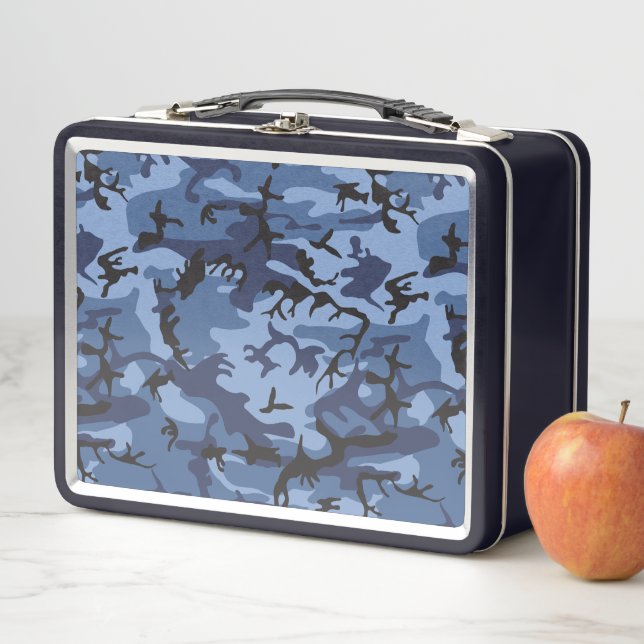 Lunch Box Camouflage bleu marine, Militaire, Armée (En situation)