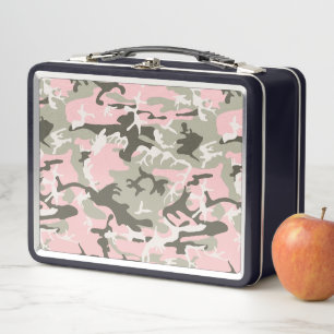 Lunch Box Camouflage rose et vert, Militaire, Armée