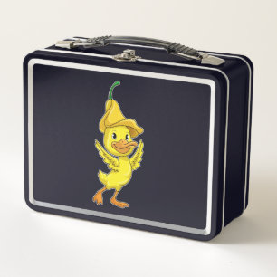 Lunch Box Canard avec Casquette Bell jaune
