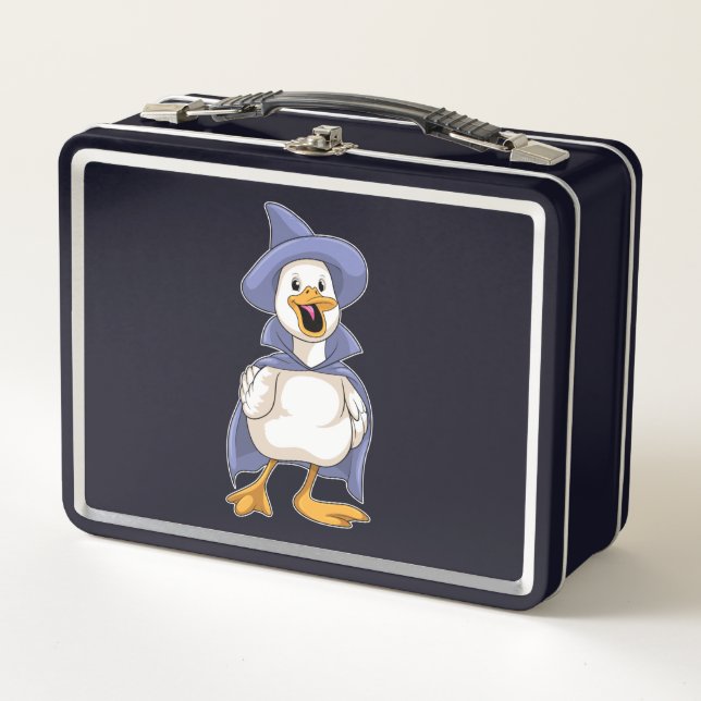 Lunch Box Canard comme sorcière avec Casquette (Devant)