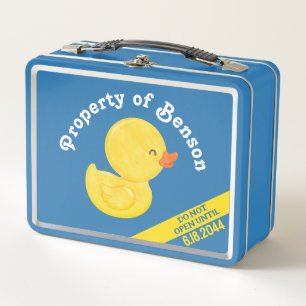 Lunch Box Canard en caoutchouc 1er anniversaire heure Capsul