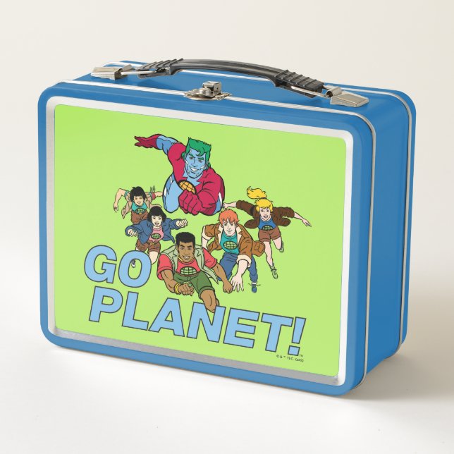 Lunch Box Capitaine Planète et les Planètes - Allez Planète  (Devant)