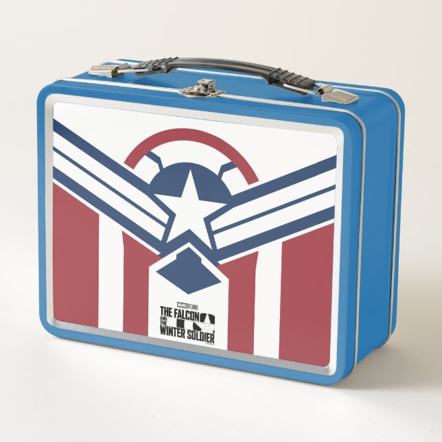 Lunch Box Captain America Stars & Stripes (Devant)