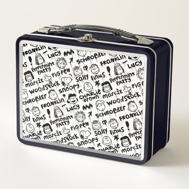 Lunch Box Caractères arachide Motif Graffiti (Devant)