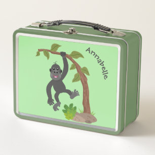 Lunch Box Caricature de bébé gorille joyeux