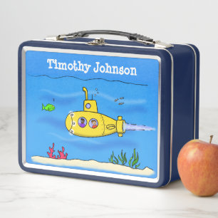 Lunch Box Caricature sous-marine joyeuse