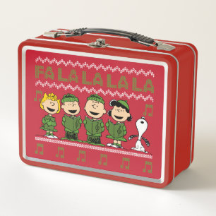 Lunch Box Caroling Christmas Sweater Graphic
