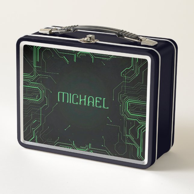 Lunch Box Carte mère verte d'ordinateur (Devant)
