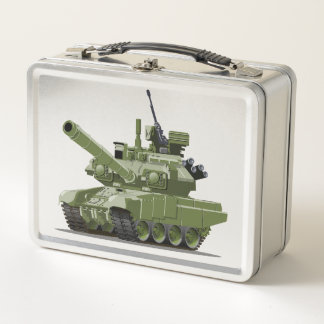 Lunch Box Cartoon modern armored tank
