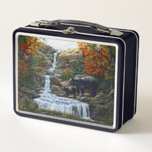 Lunch Box Cascade Mère et Cube Ours Noir